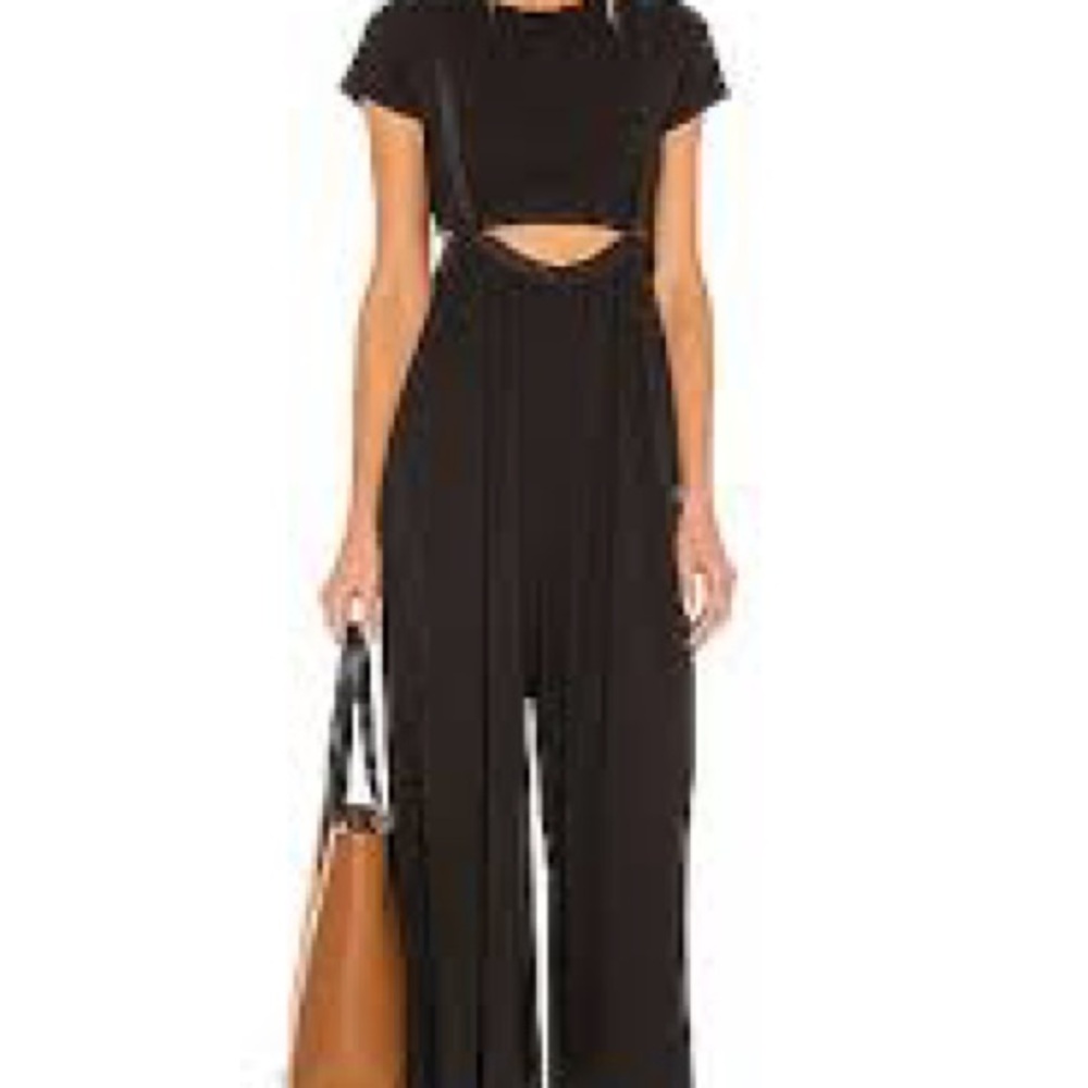 Free People Black Cutout Jumpsuit - Picture 12 of 12